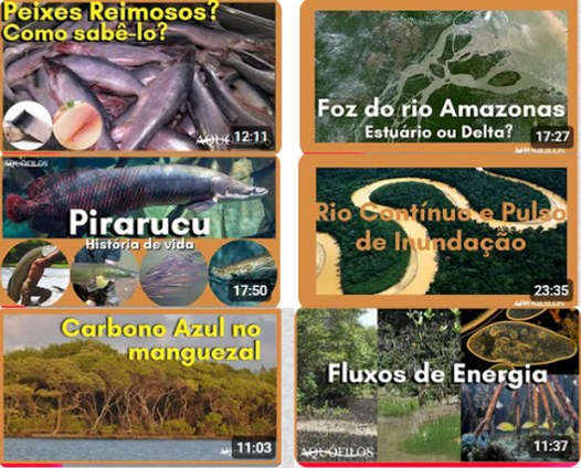 Vídeos de divulgação científica da Aquófilos