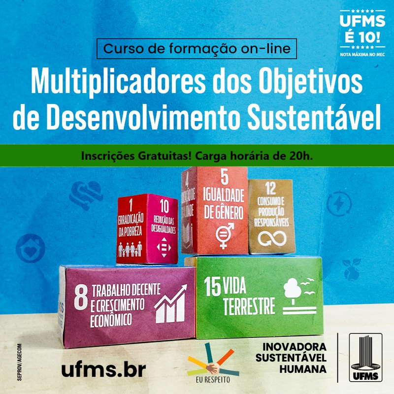 Curso Formação de Multiplicadores dos ODS da UFMS