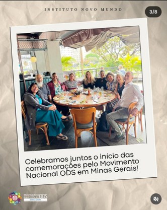 Celebração do início das comemorações do Movimento Nacional ODS em Minas Gerais