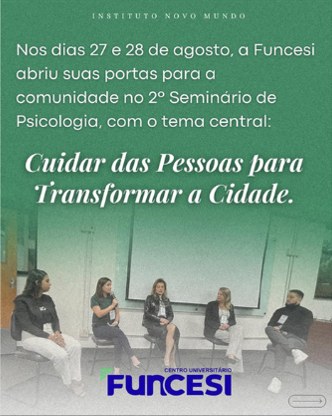 2º Seminário de Psicologia da Funcesi
