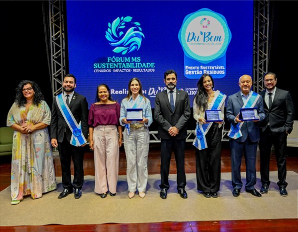 Homenageados no 1º Fórum MS Sustentabilidade